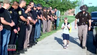 Cops Escort 5-Year-Old Indiana Boy to