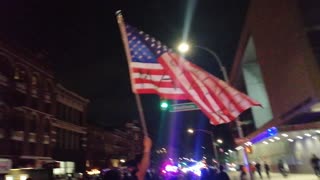 Protest New York City Harlem 125th st