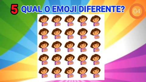 Ache o emoji diferente - ache o emoji errado em menos de 30 segundos!