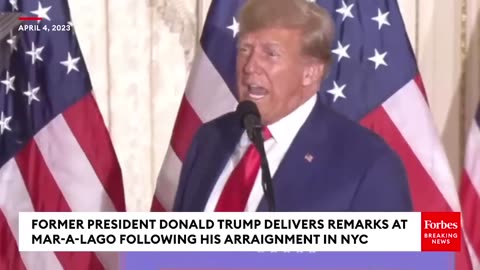 Trump Laces Into 'Racist' Letitia James In Remarks Following Arraignment In Manhattan Criminal Court