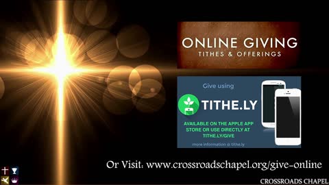 Sermon by Robert Otwell - Crossroads Chapel Livestream - November 27th 2022