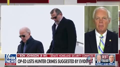 Ron Johnson DESTROYS The Biden Crime Family For Major Cover-Up