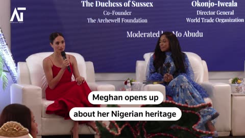 Meghan Markle's Inspiring Speech on Nigerian Heritage & Women's Leadership | Amaravati Today