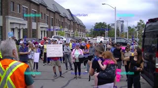 Save The Greenbelt/Hands Off Rally at MPP Christine Hogarth's Office and Islington Avenue