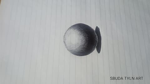 How to shade a sphere | Ballpoint pen drawing