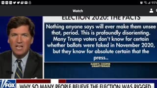 Tucker explains how Trump supporters feel about election integrity