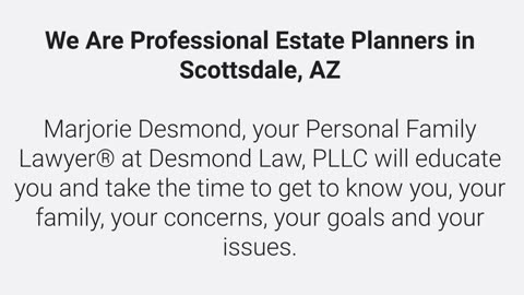 Desmond Law, PLLC : Estate Planning Lawyer in Scottsdale, AZ