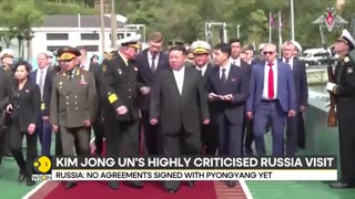 Kim jong UN highly criticized Russia visit
