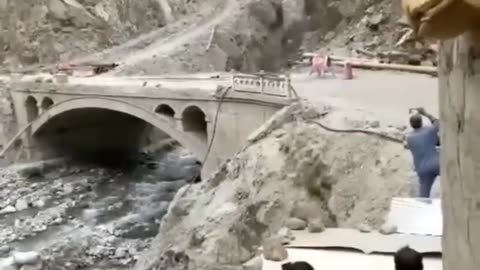 Mother Nature is a Beast!!! | Bridge Demolished in Landslide