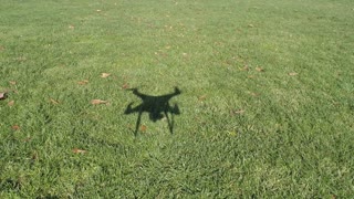 The shadow of my drone Phantom Pro 4