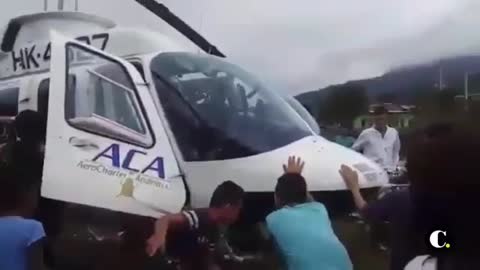 Epl tendría secuestrada tripulación de helicóptero derribado en Catatumbo