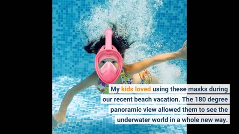 Honest Feedback: Ezire Kids Snorkel Mask Full Face, Snorkeling Gear for Kids 2-14 with Camera M...