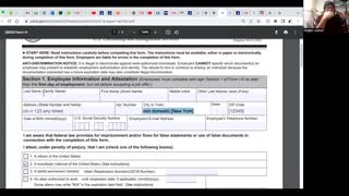 How to fill out the I-9 form