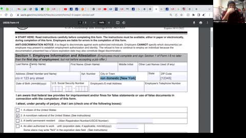 How to fill out the I-9 form