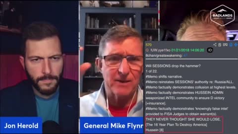 General Flynn Brought Up the 16 Year Plan To Destroy America