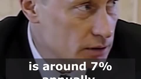 Putin talks about economic growth