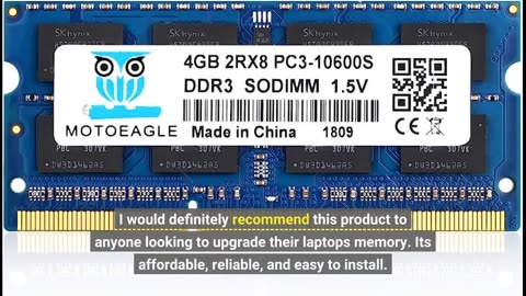 Motoeagle #DDR3-1066 SODIMM 8GB Kit (2X4GB) 2Rx8 PC3-Overview