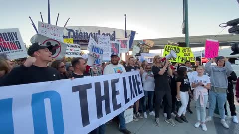 Protest at Disneyland - BOYCOTT DISNEY!