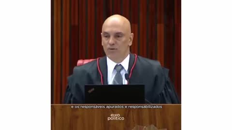 Alexandre de Moraes: Golpistas "serão tratados como criminosos”