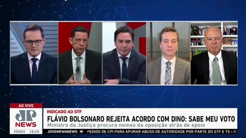 Flávio Bolsonaro (PL) rejeita acordo com Dino (PSB)