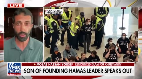 "Son of Hamas Founder" Calls for Gassing Gaza & Starving Them