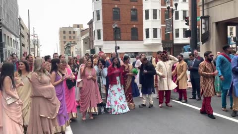 Baraat# Indian wedding ##Groom’s entry# Tejal and Alexandra💕💕