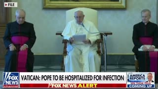 Pope to be hospitalized for infection