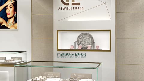 Malaysia jewelry exhibition high-end booth design