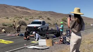 Nevada rangers @burning man arrest protesters at gunpoint