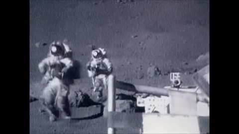 Astronauts falling on moon,NASA apollo mission landed on the lunar surface