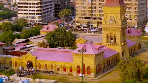 Aerial View | Empress Market Karachi |