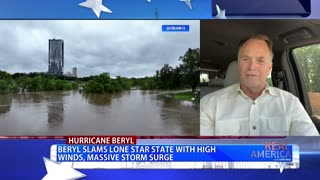 REAL AMERICA -- Dan Ball W/ Steve Toth, Discussing Hurricane Beryl, 7/9/24
