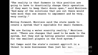 24-0313 - As Oregon Enforces Its Water Use Requirements, Small Farmers Face the Consquences