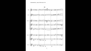 Felix Mendelssohn – Prelude in D Minor, Op. 37 (Clarinet Septet + Piccolo)