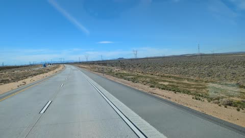 Trucking CA-58 just west of Barstow