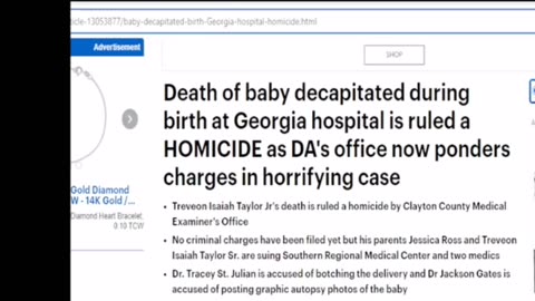 Confirmed: Baby decapitation in Georgia was Homicide