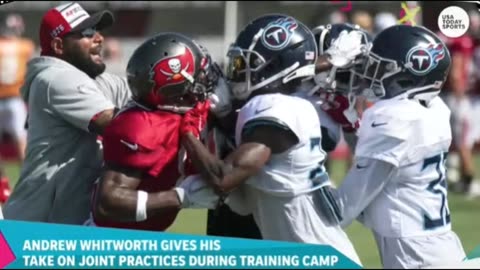 Andrew White worth gives his take on joint practices. Training camp