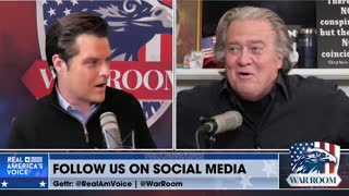 Steve Bannon & Matt Gaetz: The Deep State Is Against Trump AND Biden, Prefers Different Candidates For Each Party - 1/24/23