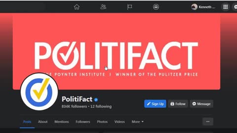 Our Facebook group 'Brian Peckford' is under 'Fact Checker's' Radar