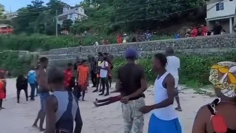 Haitian Refugees Land In Jamaica