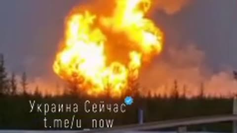 RUSSIA'S LARGEST GAS FIELD IS ON FIRE IN YAMALO-NENETS AUTONOMOUS OKRUG 🔥