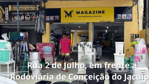 MV Magazine repleta de novidades em Conceição do Jacuípe