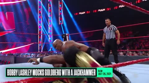 Goldberg VS Bobby Lashley