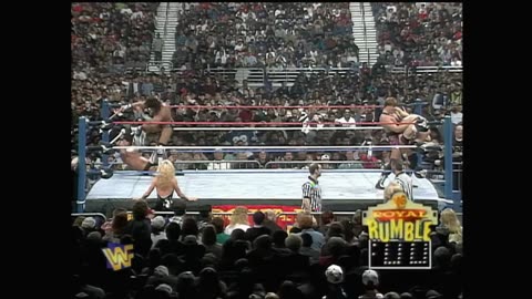 WWE first 2008 royal rumble match