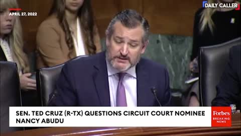 Cruz Grills Judicial Nominee Over Her 'Deeply Concerning' Record