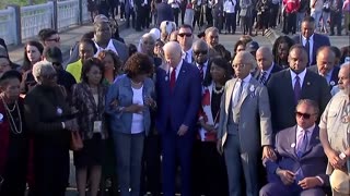 Biden calls for more voting rights as he pays 'Bloody Sunday tribute