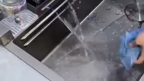 Elegant Stainless Steel Waterfall Kitchen Sink 💧✨