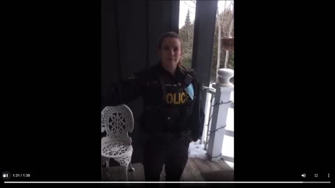 Canadian Police snooping on social media, going door to door.