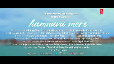 Humnava Mere Song - Jubin Nautiyal - Manoj Muntashir - Rocky - Shiv - Bhushan Kumar