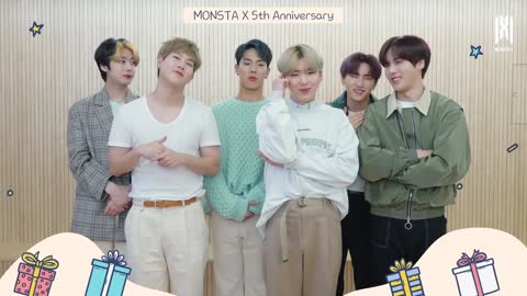 [Special Clip] MONSTA X 몬스타엑스 - DEBUT 5th Anniversary Message